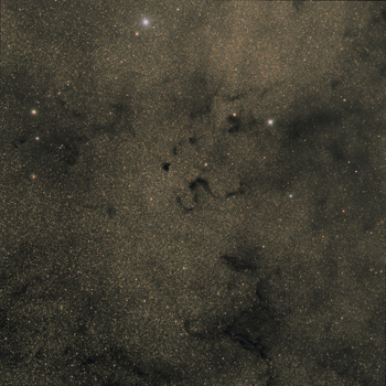 Barnard 72 e altre nubi scure